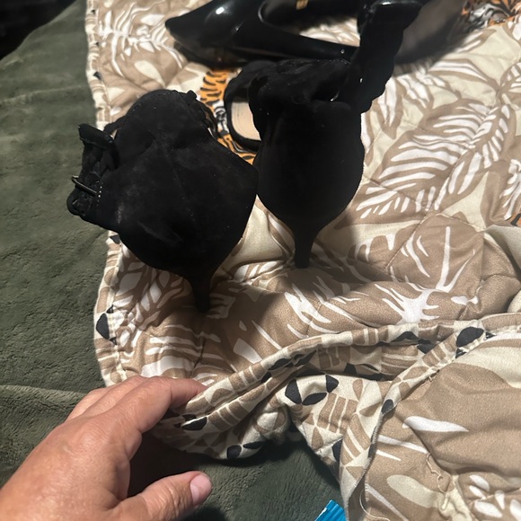 BCBGMaxAzria Black Braided Strap Heels - Picture 5 of 5